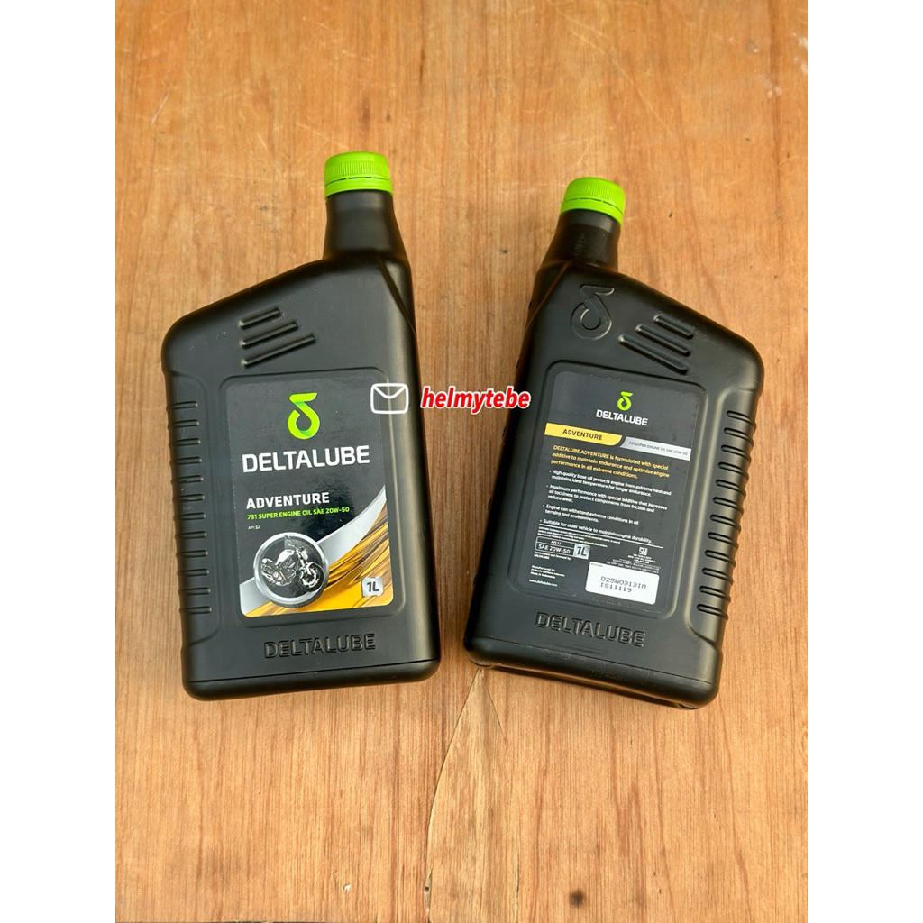 oli deltalube adventure asli original / Deltalube Adventure 731 Super SAE 20W-50 Motorcycle 1 Liter