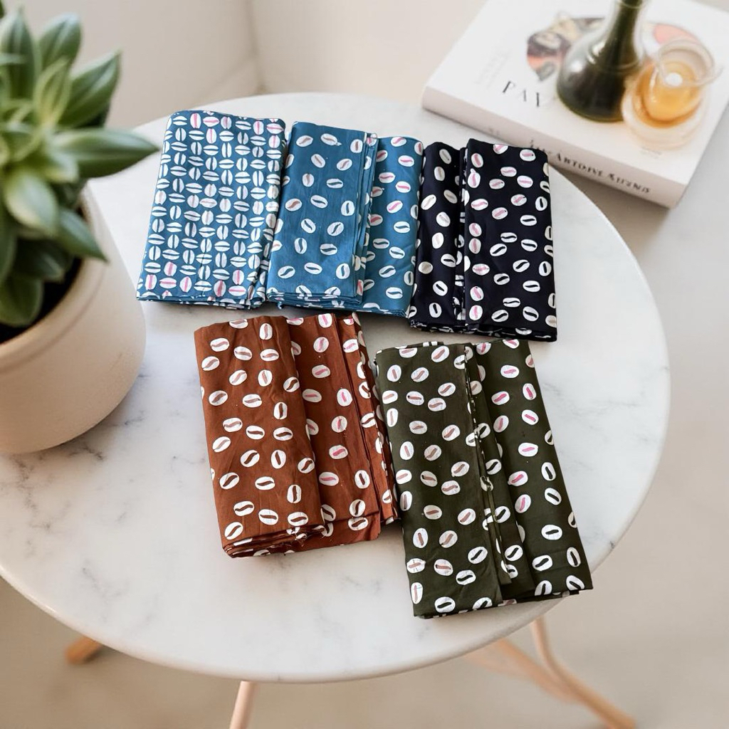 Batik Cap Motif Kopi Khas Tasikmalaya