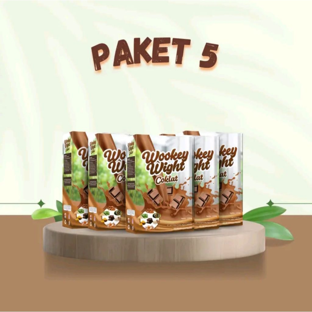 

Susu Wookey Rasa Coklat Chocolate paket 5 Box