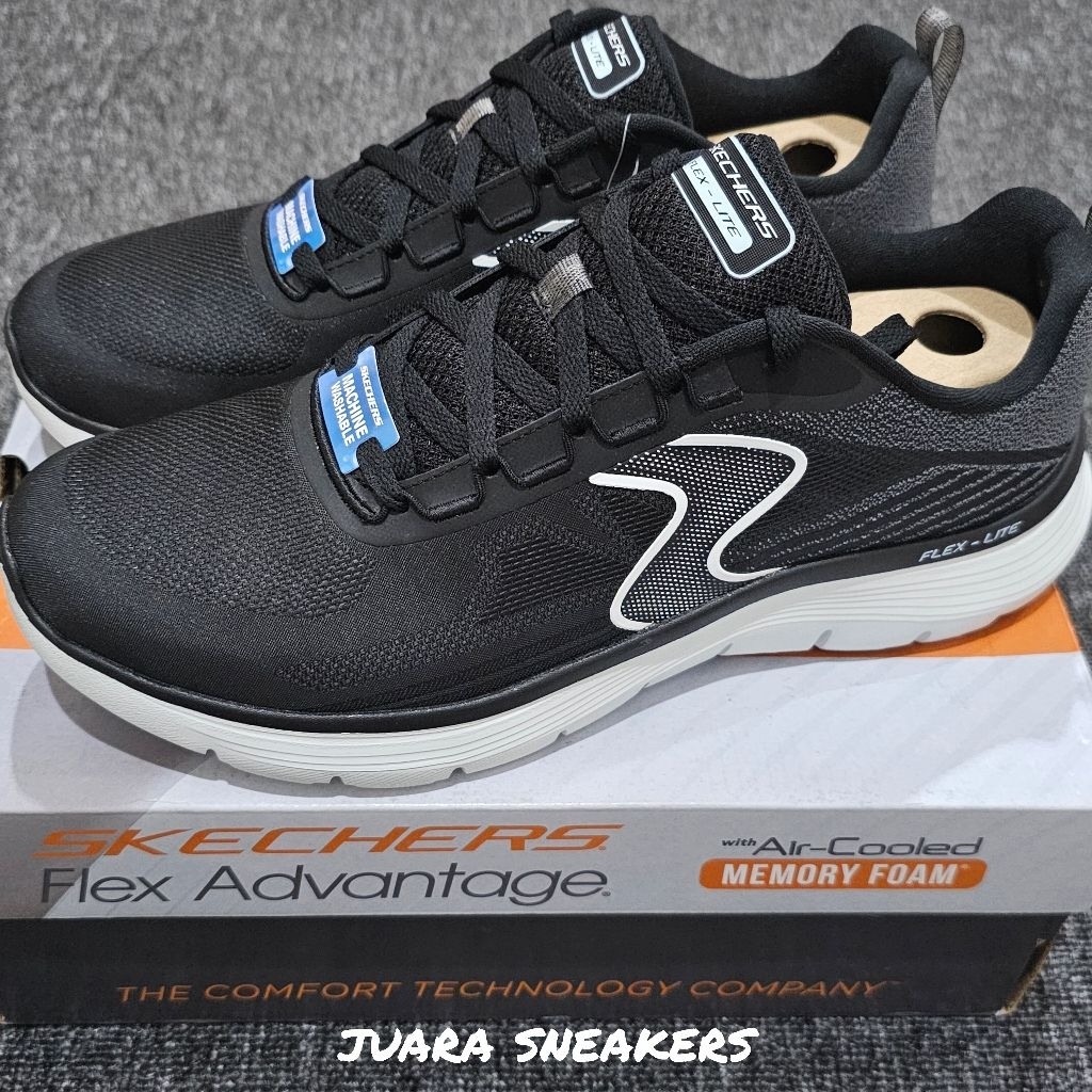 Sepatu Running Pria Skechers Flex Advantage 5.0 Black Original BNIB