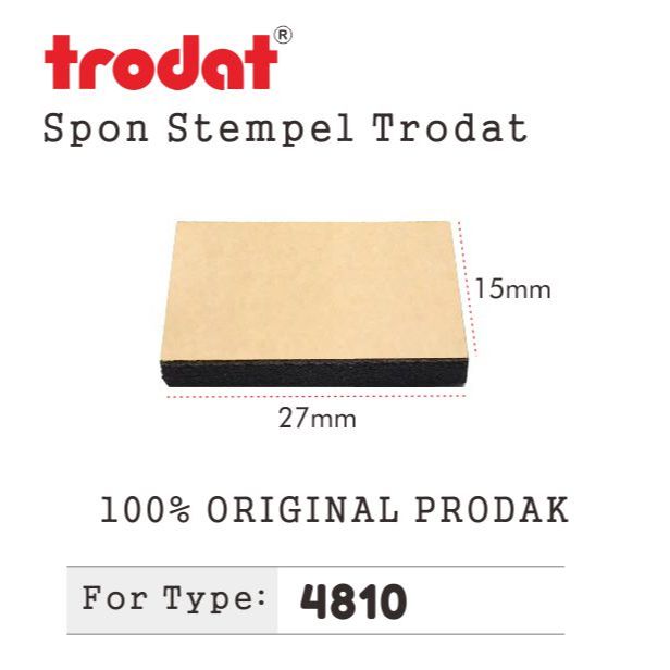 

Spon Original Bantalan Trodat Type 4810