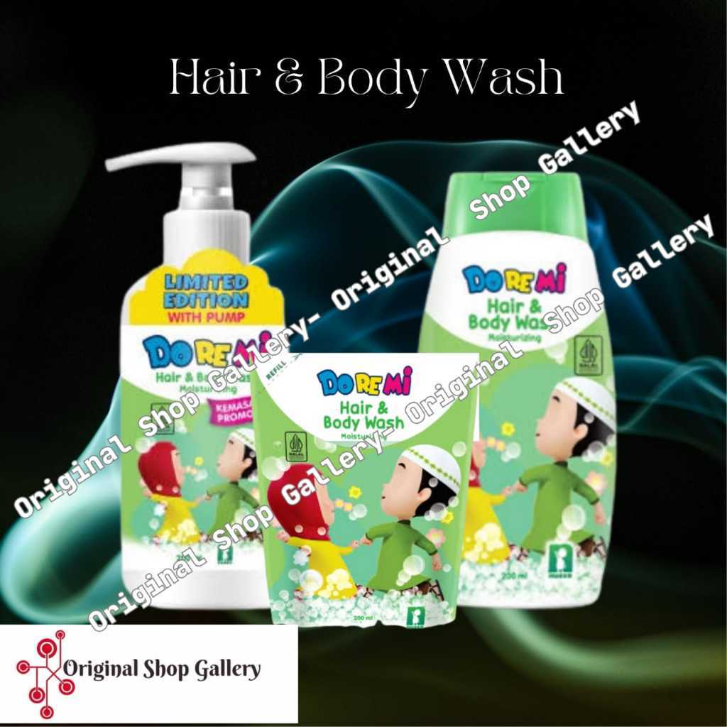 DOREMI Hair & Body Wash (Sabun Mandi plus Shampo) Nussa Rara