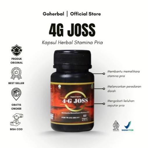 4G Joss Herbal Original Vitamin Alami 60 Kapsul