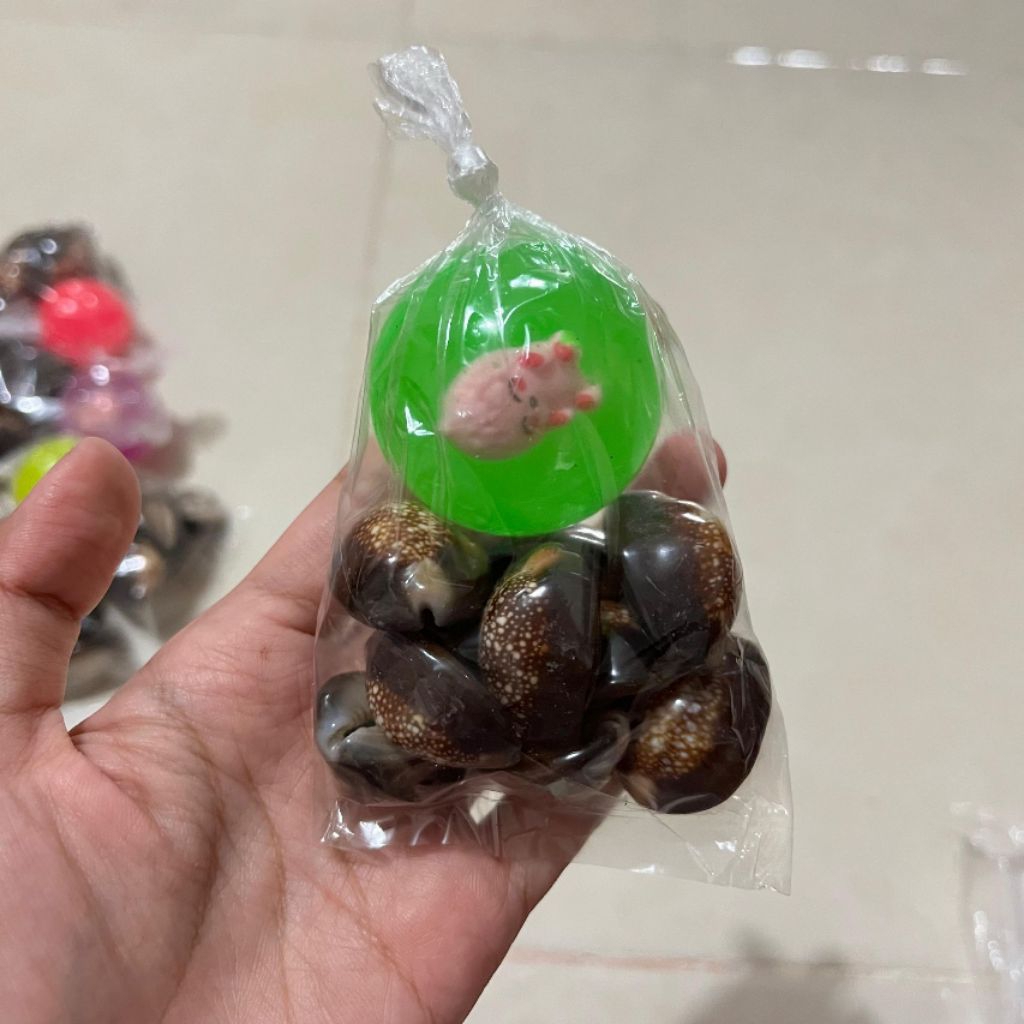 Real Pict  Set Kuwuk Bekles 10 Pcs Kuwuk Hitam - Mainan Tradisional - Mainan Anak Jaman Dulu