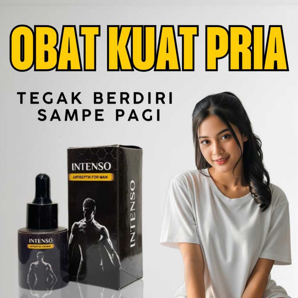 INTENSO ANTISEPTIK FOR MAN|OBA KUAT PRIA TAHAN LAMA ORIGINAL 100 BPOM