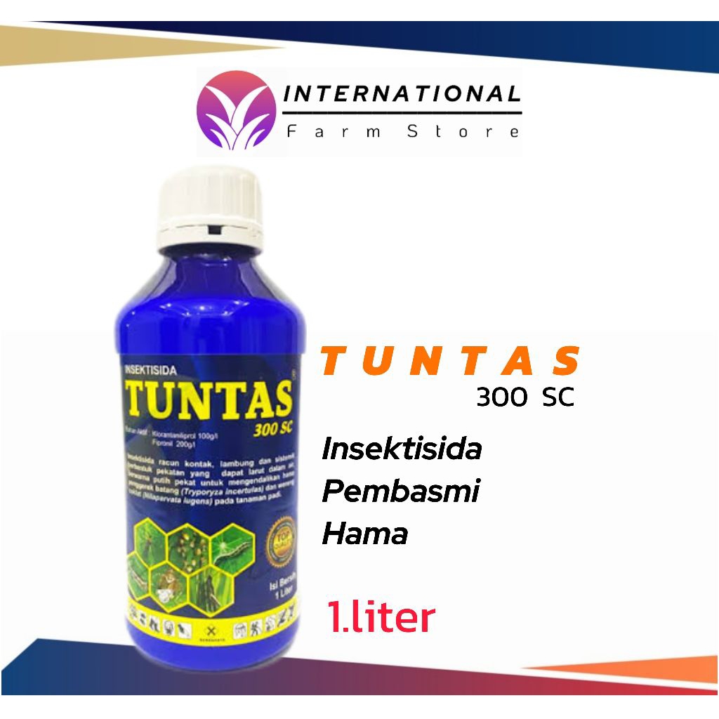 Insektisida Tuntas 300 EC - 1.Liter Insektisida Pembasmi Hama Pada Tanaman