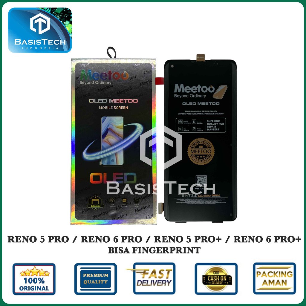 LCD FOR OPPO RENO 5 PRO 5G - RENO 6 PRO 5G - RENO 5 PRO PLUS - RENO 6 PRO PLUS  - BISA FINGERPRINT -