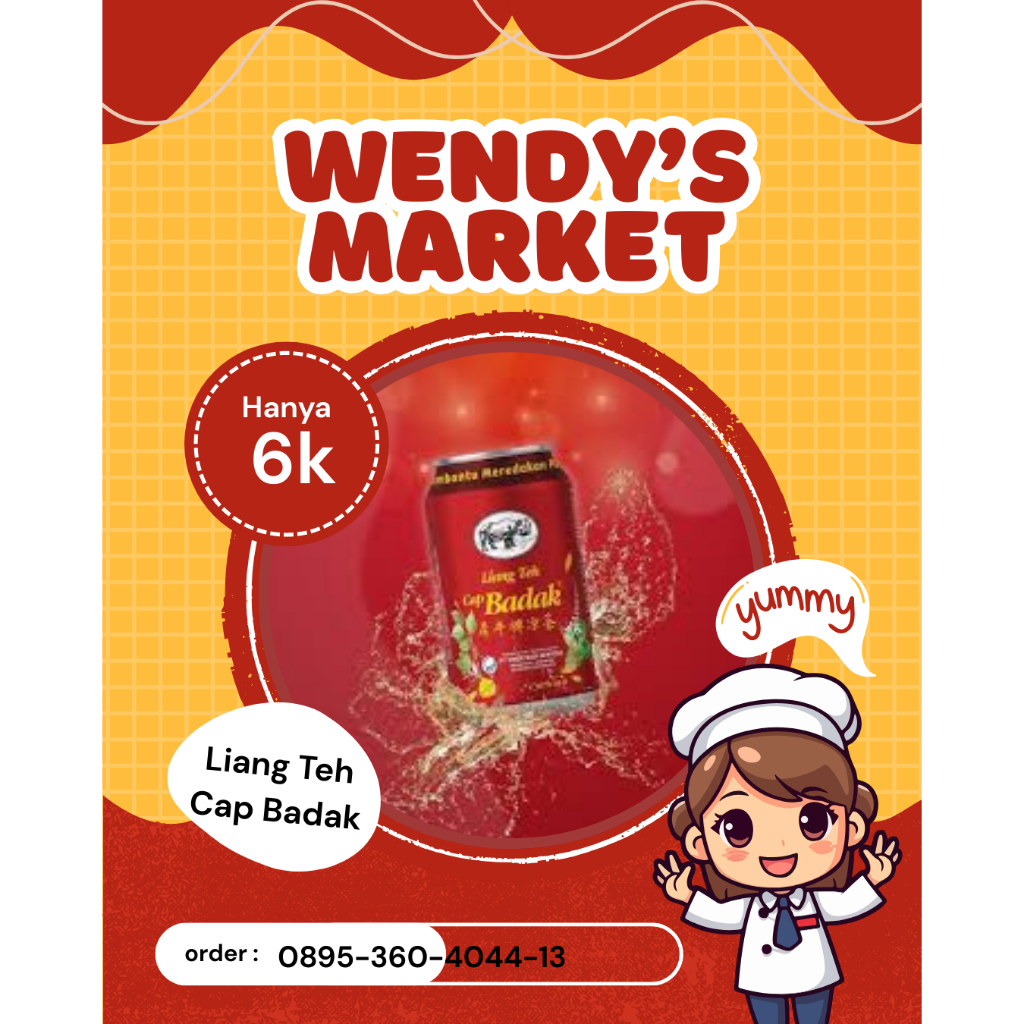 Liang Teh Cap Badak Kaleng 320 ml - Meredakan Panas Dalam