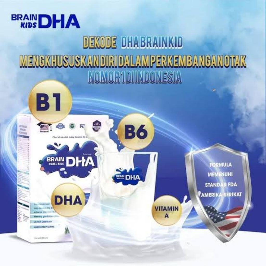 DHA BRAIN KID ORIGINAL,DHA BRAIN KID NUTRISII ANAK SSHAT CERDAS
