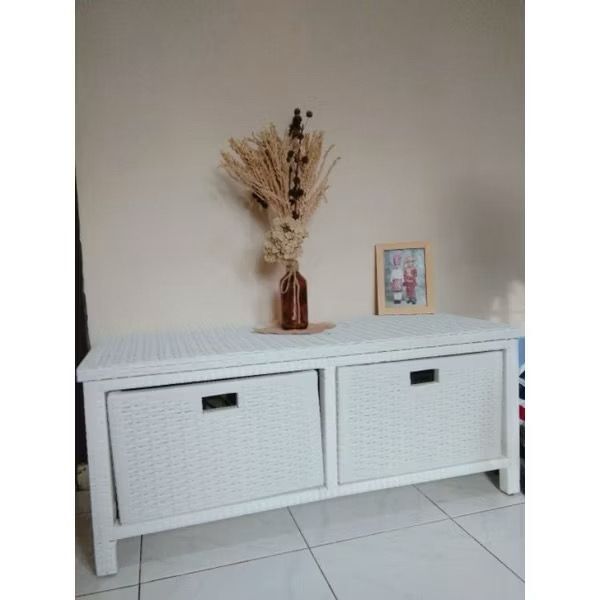 Lemari Rotan Sintetis 2 Laci