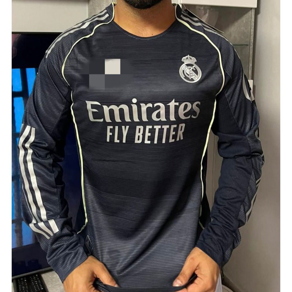 Long Sleeve/LS | Jersey Madrid Away LS New 2026 Grade Ori/Jersey GO/Jersey Grade Original/Jersey Ter