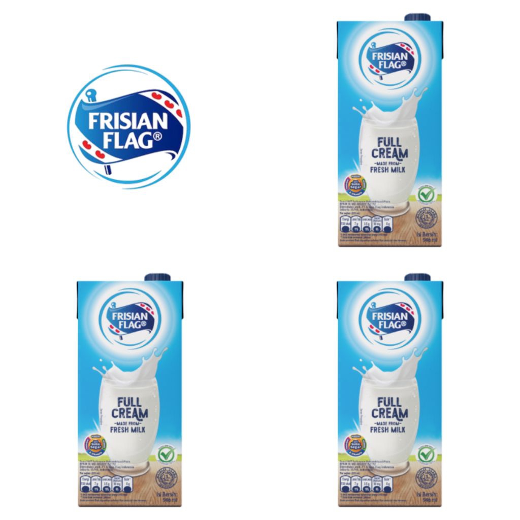 Frisian Flag Susu UHT Full Cream Kotak 946 Ml
