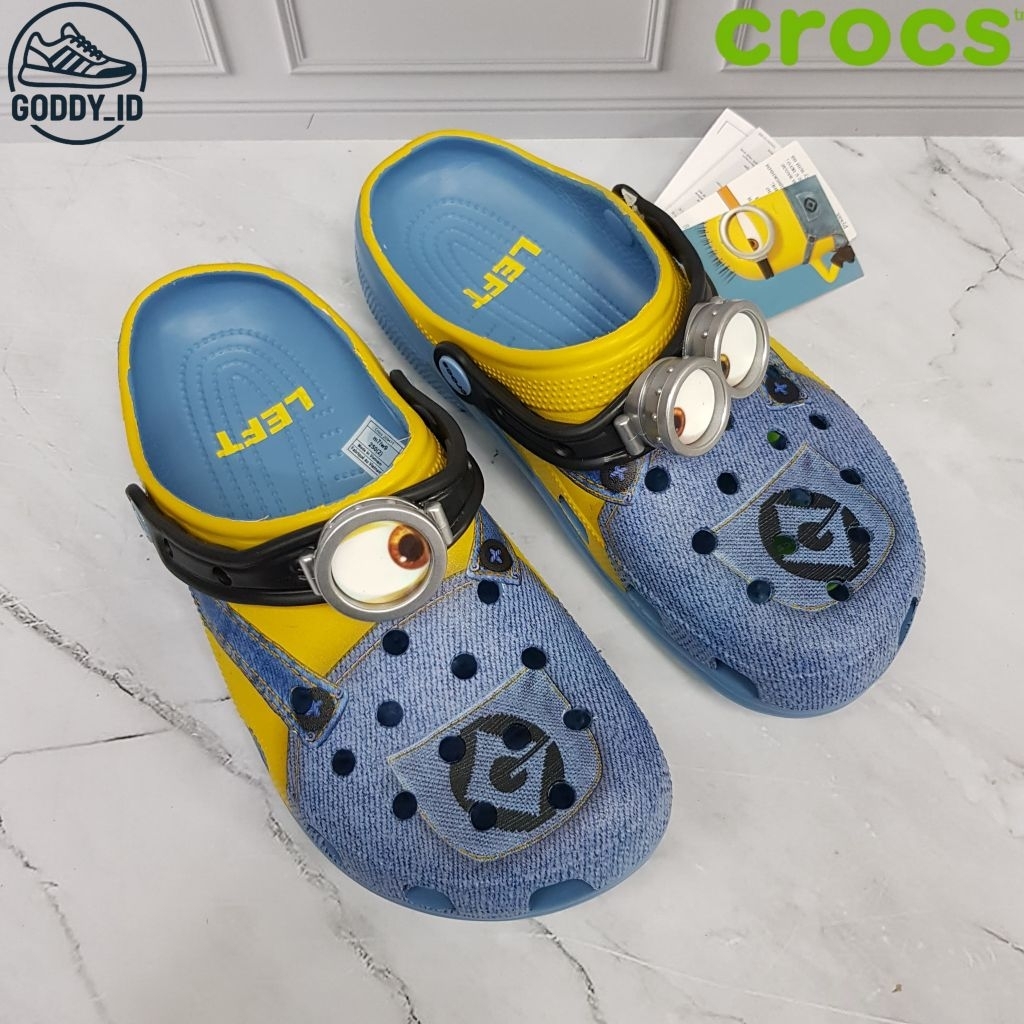 SANDAL CROCS MINION - CROCS MINION - SANDAL CROCS ANAK/DEWASA