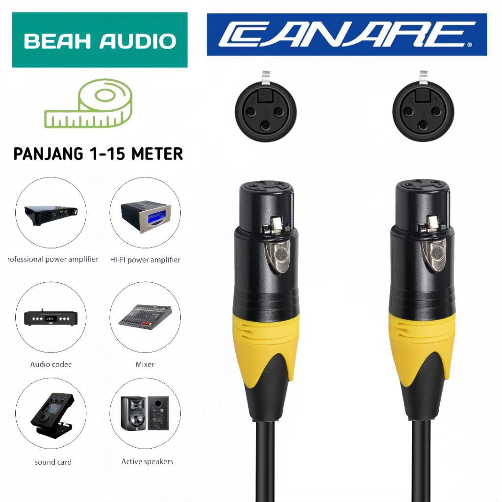 Kabel Audio Xlr Female To Xlr Female Kabel Xlr Audio