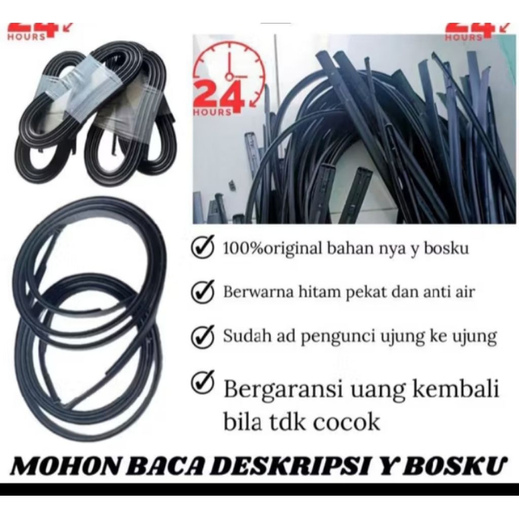 Karet Roof Atap Moulding Brio Lama Original