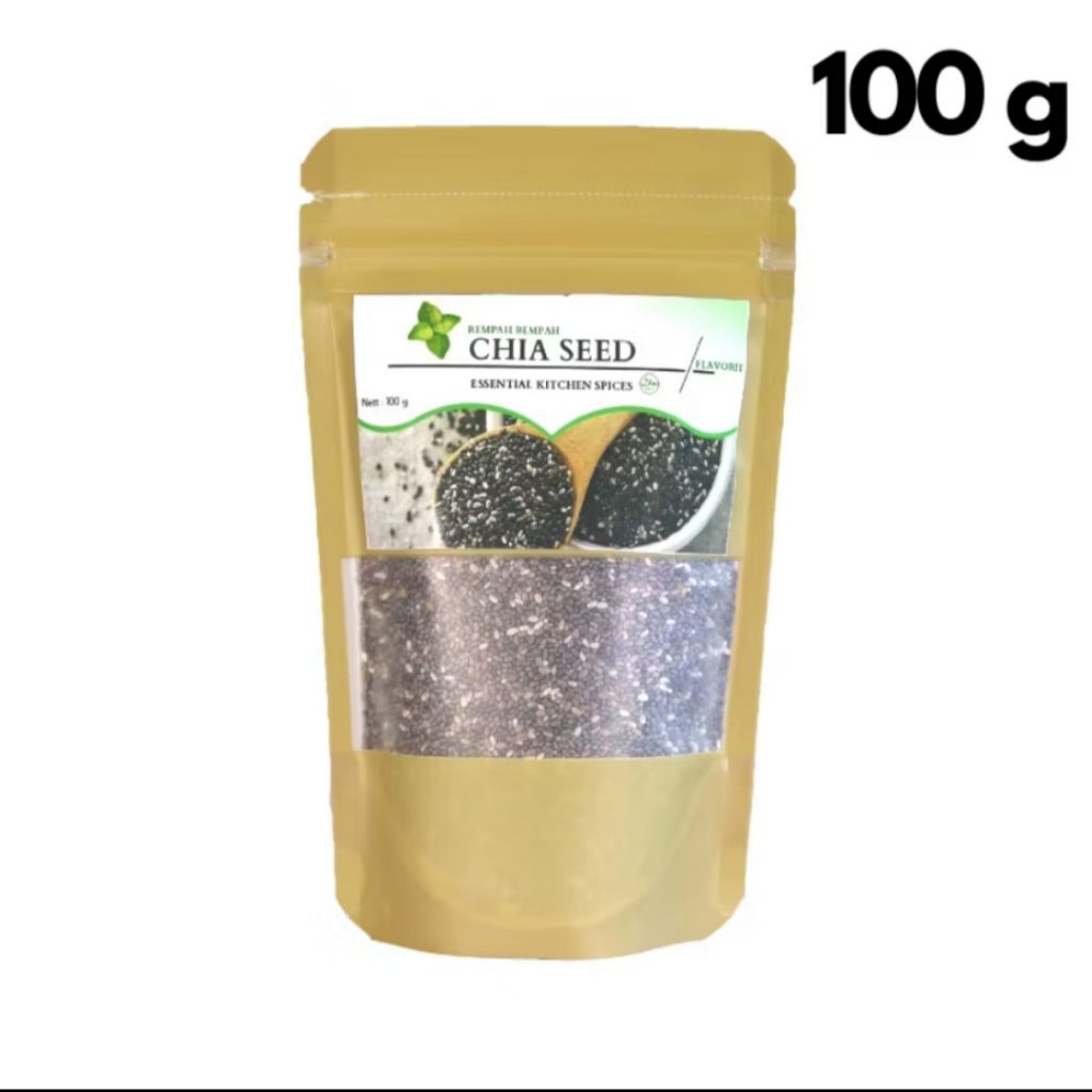 

Organic Black Chia Seed 100gr Premium Biji Chia Seed Mexico Chiaseeds Chia Seeds Golden Seed