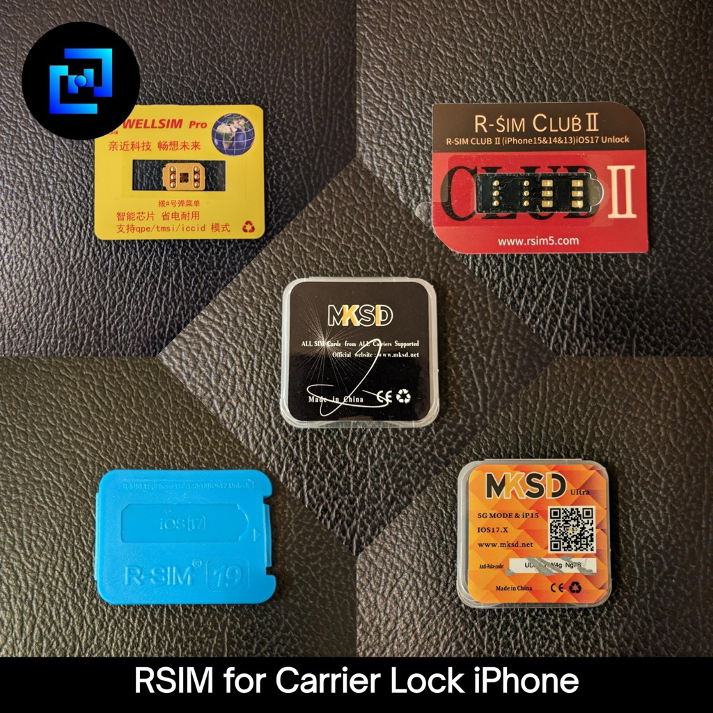 RSIM / SIM Sticker for Carrier Lock iPhone Support Newest iOS - Gevey / RSIM5 / WellSim
