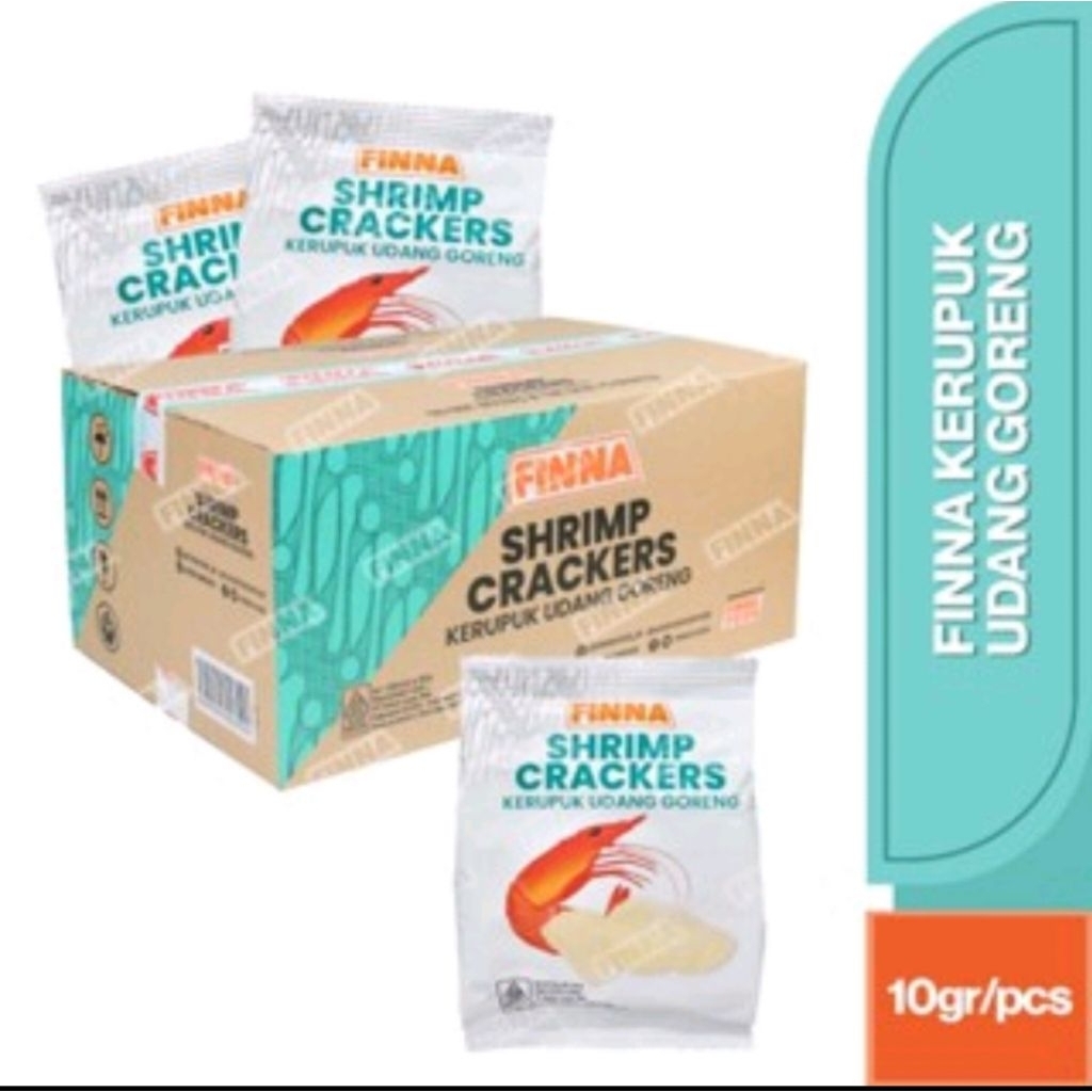 

Finna Kerupuk Goreng Udang 1 dus isi 120pcs