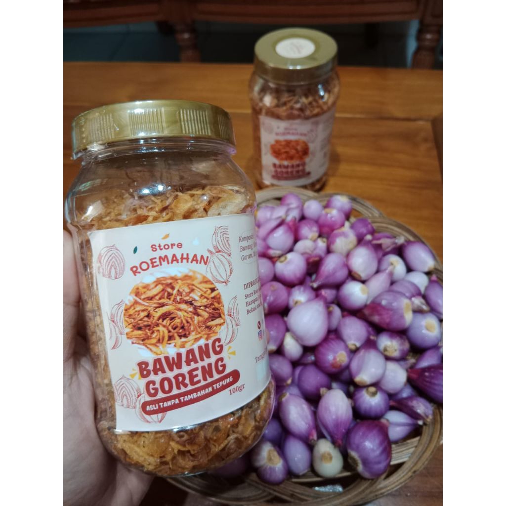 

Bawang Goreng Asli Brebes (Tanpa Tepung)