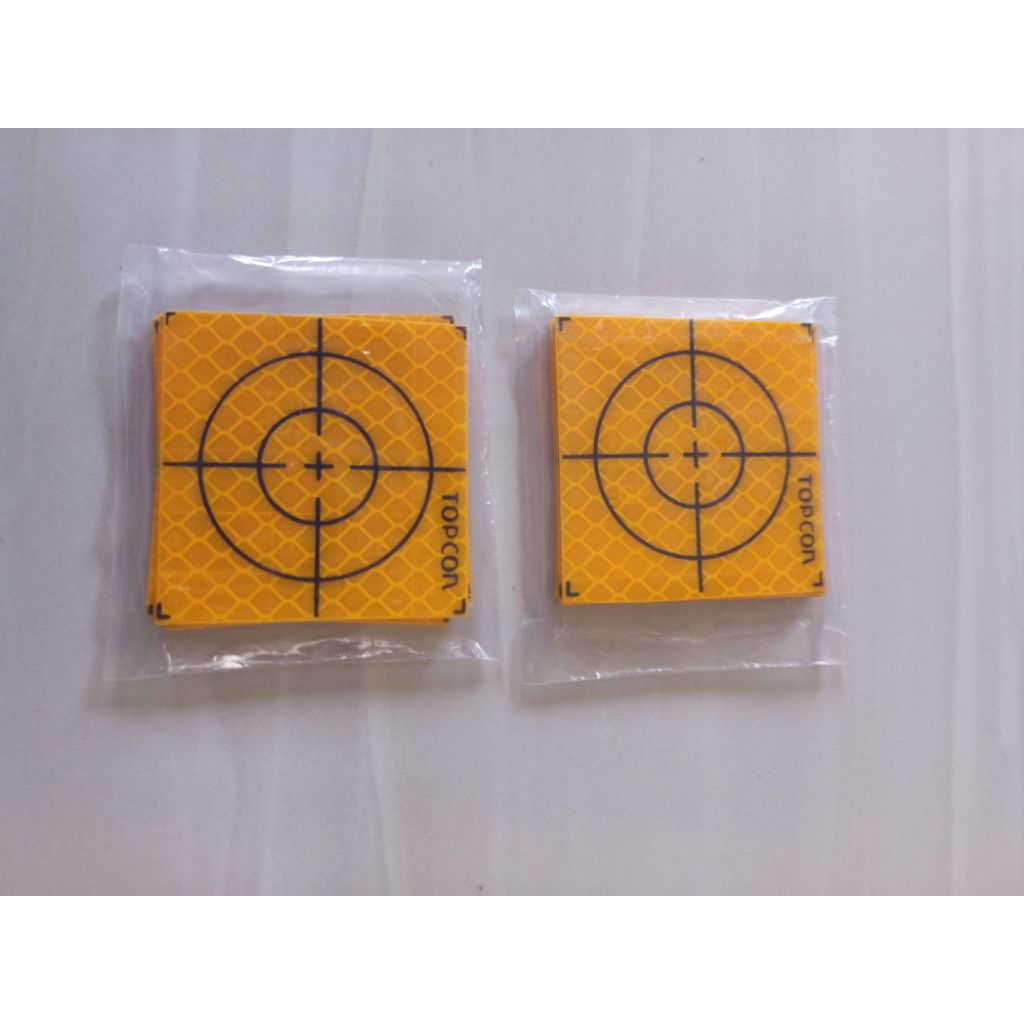 

Survey Reflector Sheet 5x5 cm Topcon / Reflective Tape/ Prisma Target Sticker Stiker 50x50 mm