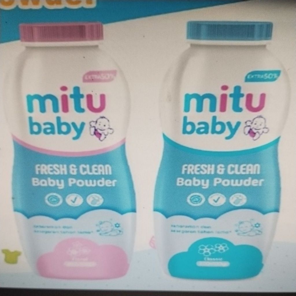 Bedak Bayi Mitu Baby Powder isi 300 gr