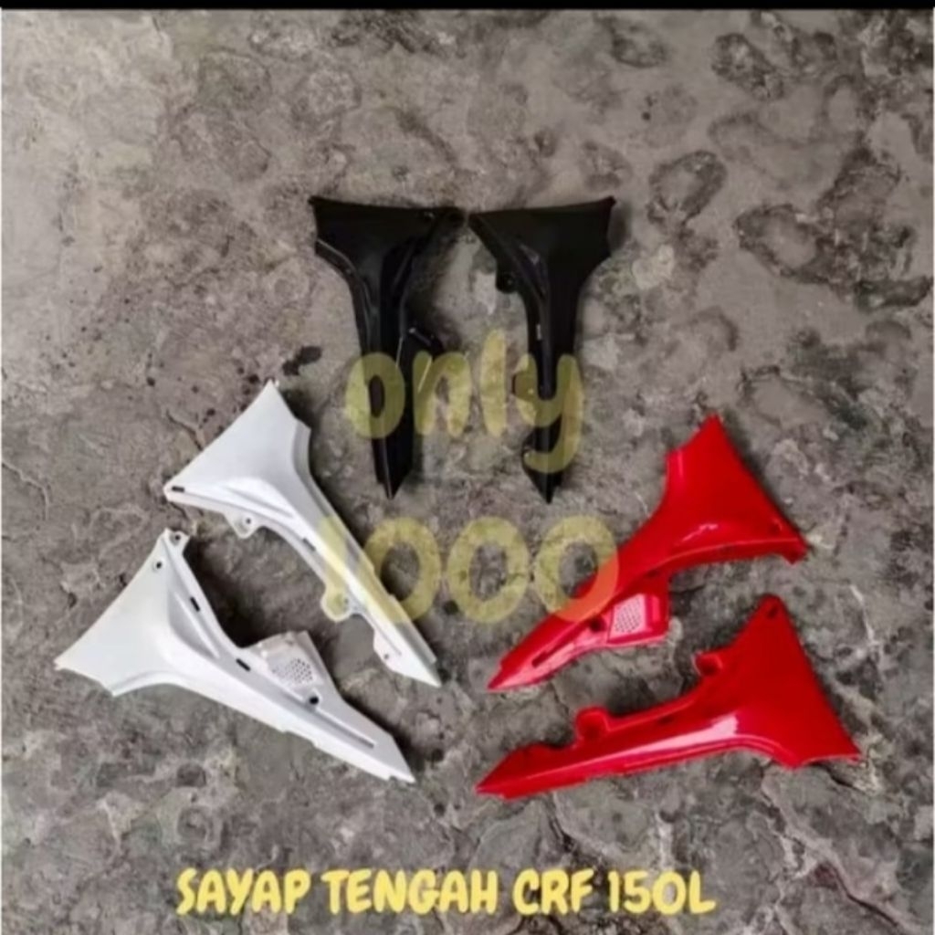 SAYAP TENGAH CRF 150 L 2018 SEGITIGA CRF 150 L COVER BODY CRF 150 L COVER SEGITIGA CRF150L TRAIL SUP