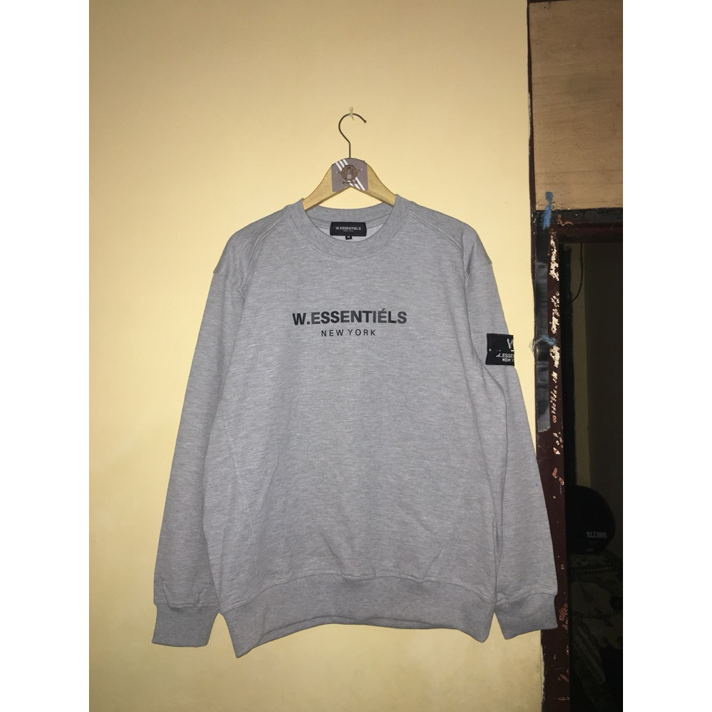 CREWNECK W.Essentiels GRAY NEW - 100% ORIGINAL