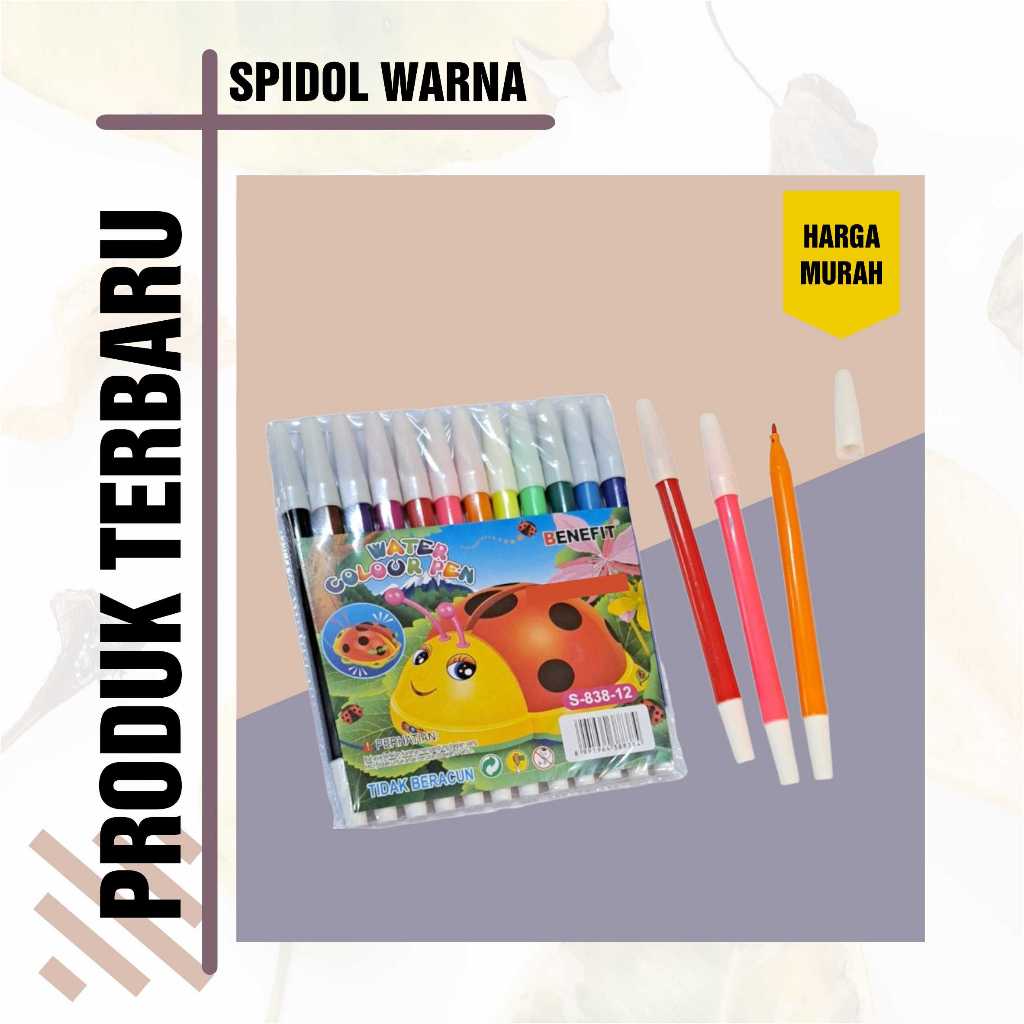 

Cul.Ori. Spidol Warna 12 Warna benefit