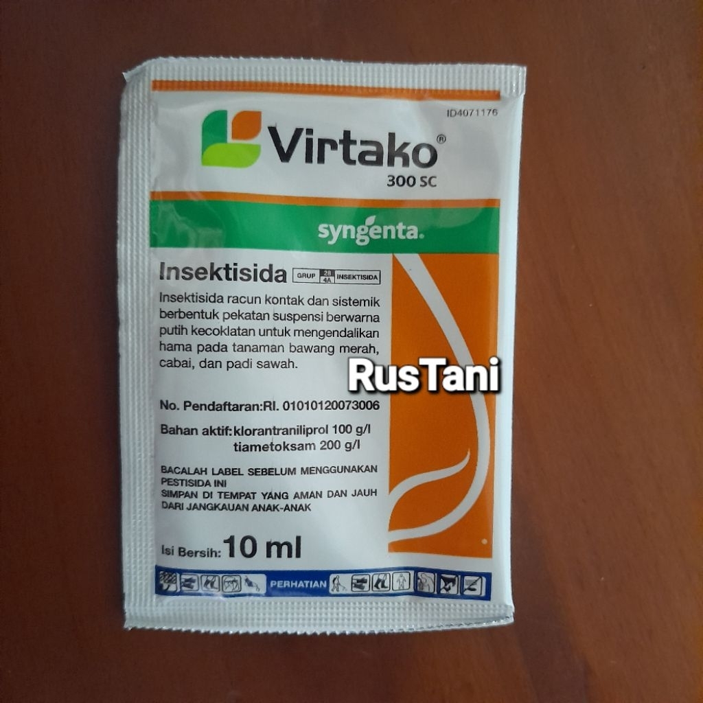 insektisida Virtako 300 SC bahan aktif : klorantraniliprol dan thiametoxam
