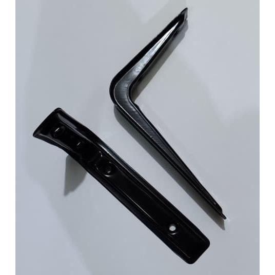 Siku Rak Dinding Besi Tebal Hitam SUPER 80 x 120 Per Pc GROSIR/SIKU RAK BESI TEBAL TEMBOK/ SIKU RAK 