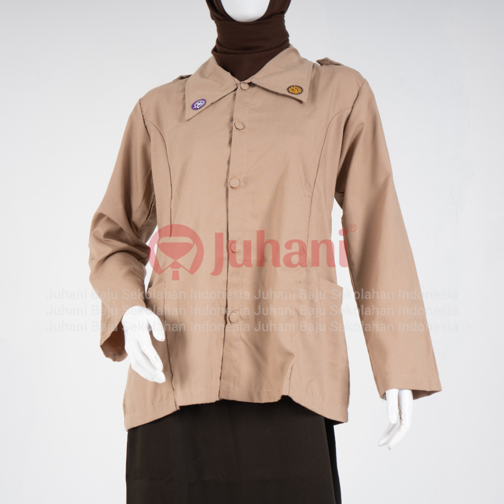 Seragam Sekolah Pramuka Putri Baju Pramuka Muslimah Kemeja Pramuka Putri Baju Pramuka Putri Panjang 