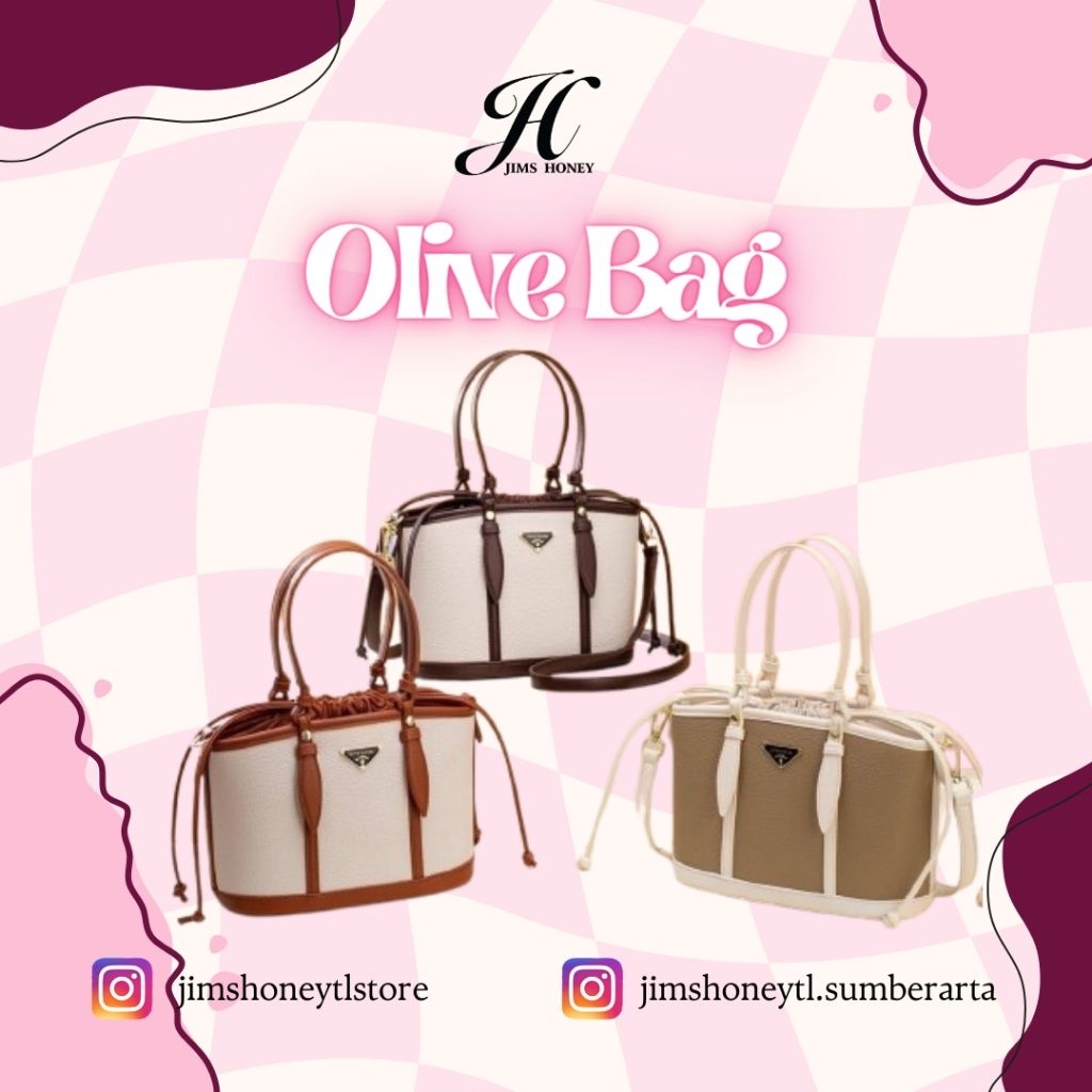 Olive Bag Jims Honey || Tas Selempang Wanita - Tas Wanita - Handbag || JIMS HONEY