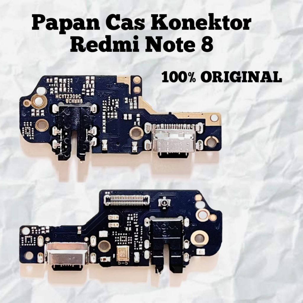 Papan Cas Charger Redmi Note 8 Original Konektor Port Cas Board Sparepart HP