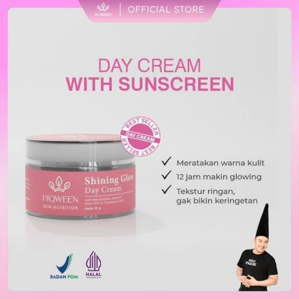 SHINING GLOW DAY CREAM HIQWEEN