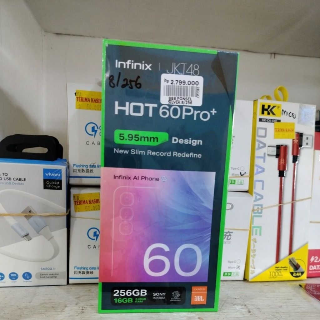 INFINIX HOT 60 PRO + RAM 16 (8+8/128)GARANSI RESMI 1 TAHUN