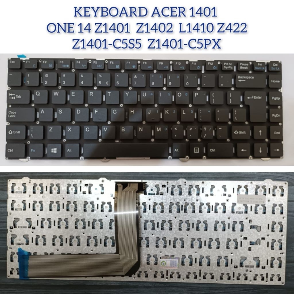 Keyboard Laptop Acer Aspire One 14 Z3 Z3-451 Z1401 Z1402 Series