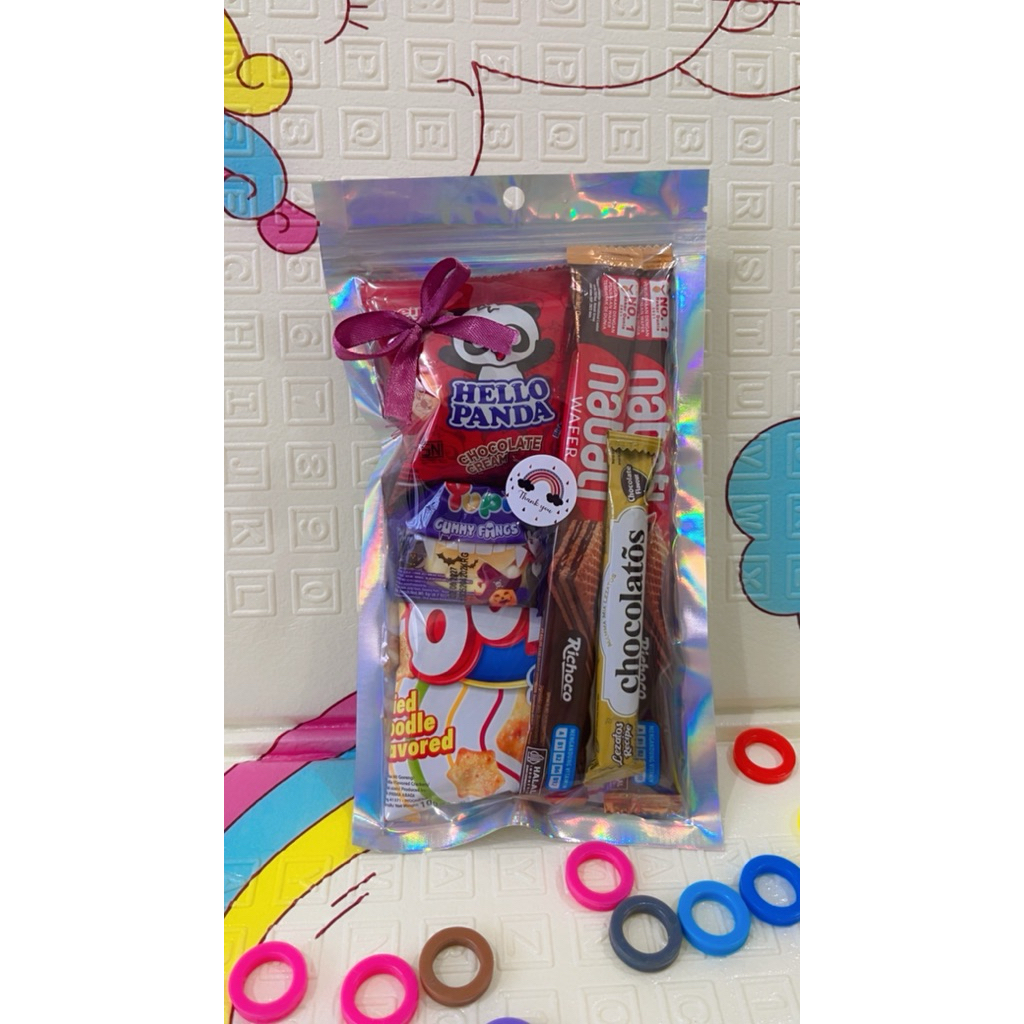 Bucket mini snack ulang tahun/perpisahan/hampers/parcel
