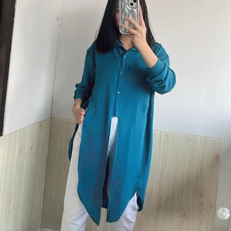 RIRA TUNIK BLOUSE CRINCLE -02 baju tunik wanita