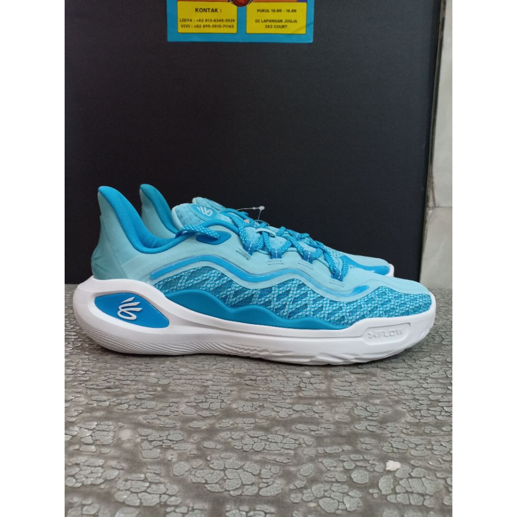 3027725-400 original sepatu basket curry 11 mouthguard size 46