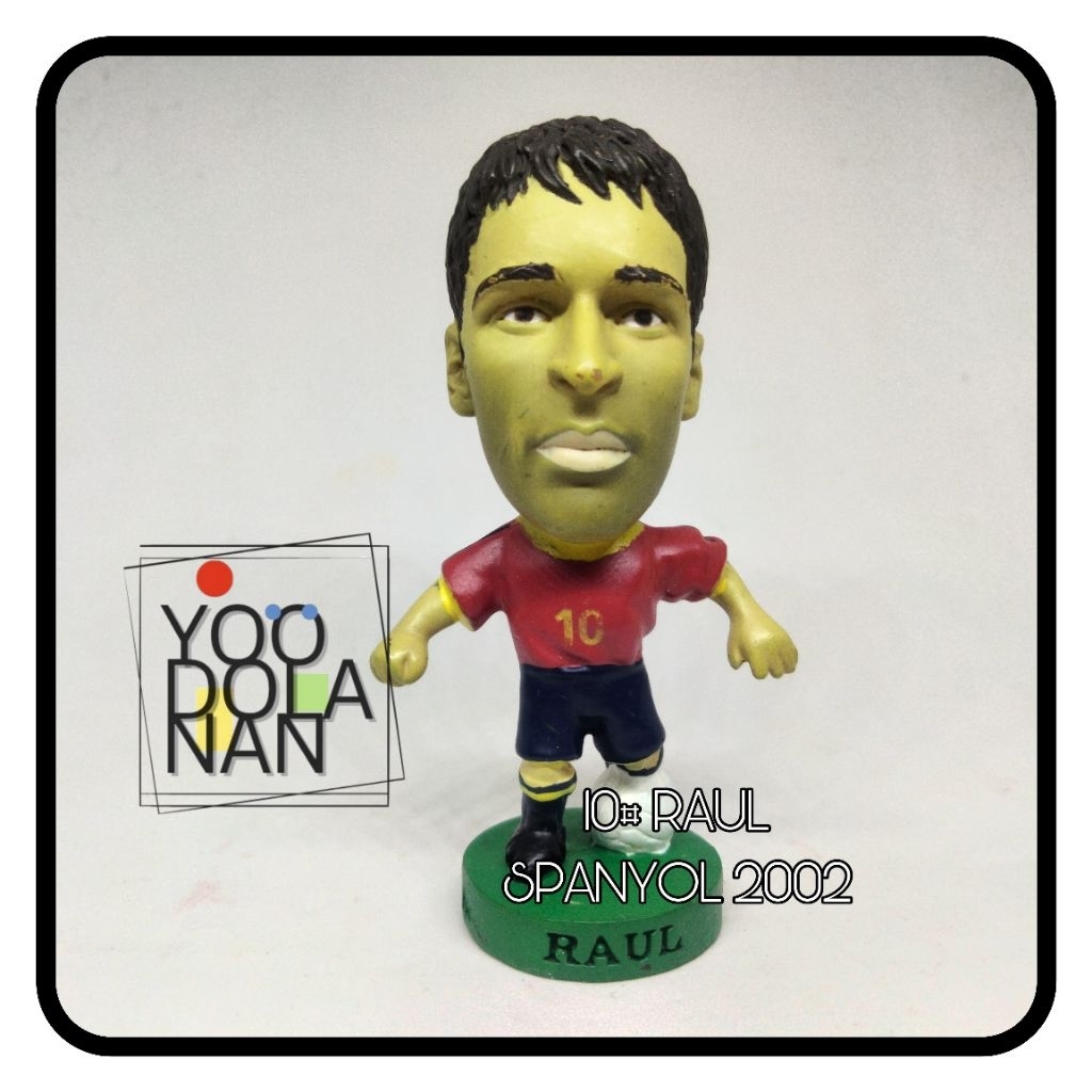 10# RAUL - SPANYOL 2002 CORINTHIAN PROSTARS FIGURE PEMAIN BOLA