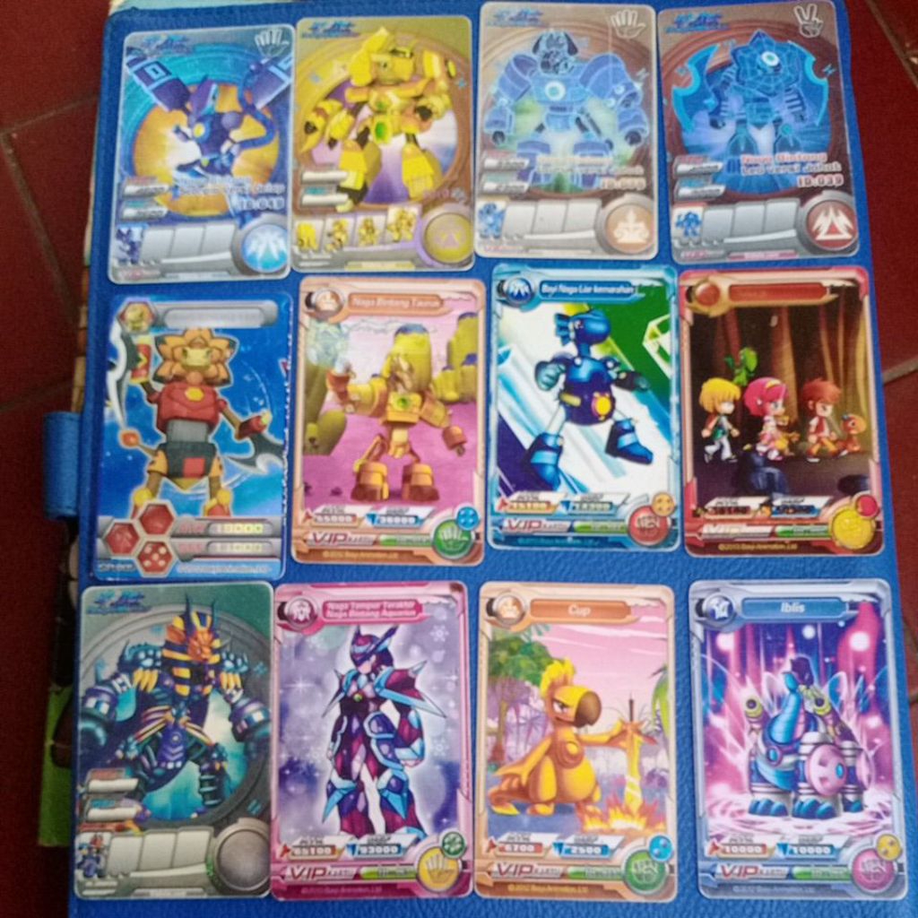 kartu dragon warrior pvc tebal