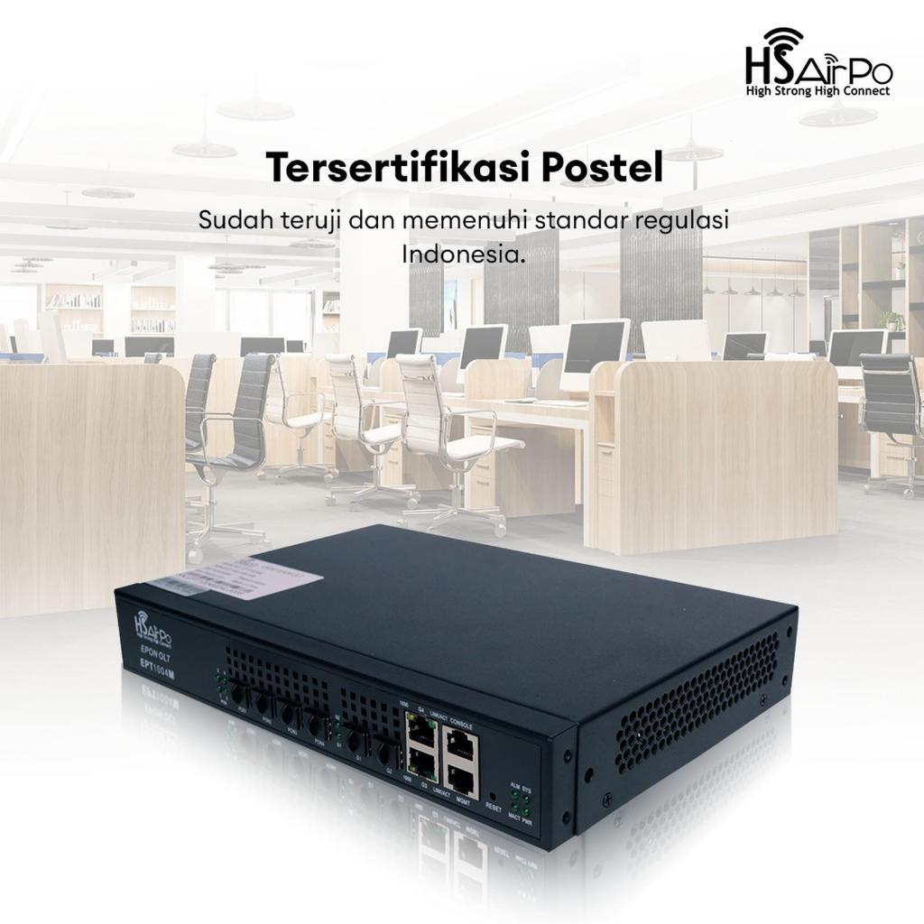 HSAirpo EPT1004M EPON OLT HS-EPT1004M 4PON