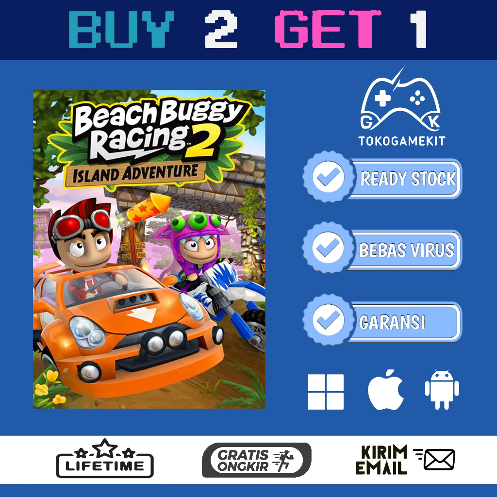 [G0108] Beach Buggy Racing 2: Island Adventure - Kart Racing, Action - Game PC