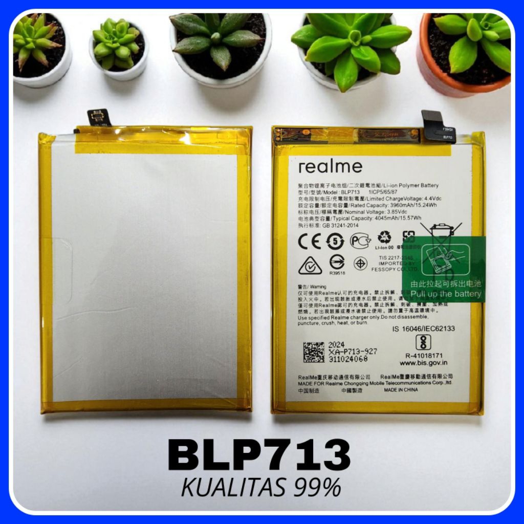 Battery batre BLP-713 BLP713 Realme 3 pro