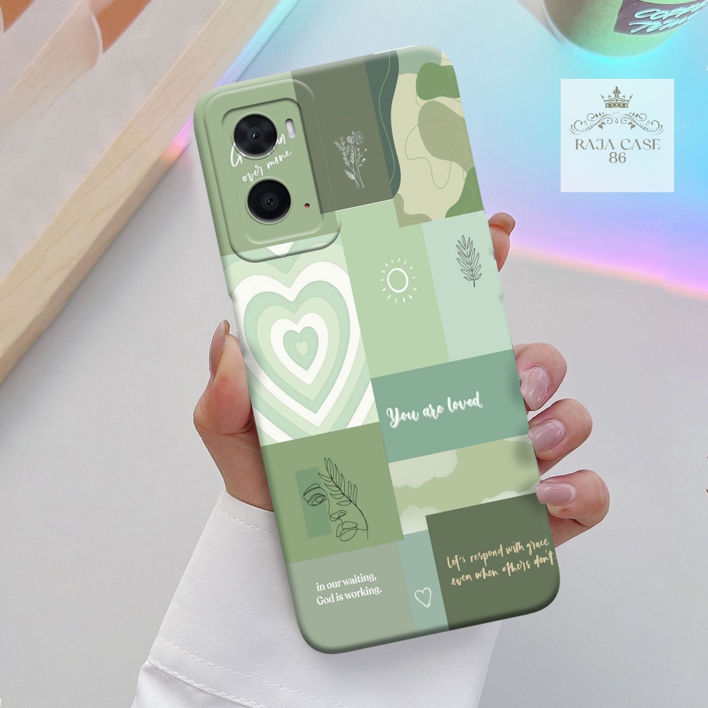 Case Oppo A76 / A96 - casing Oppo A76 - Motif case Aesthetic - Pelindung handphone - Oppo - Softcase