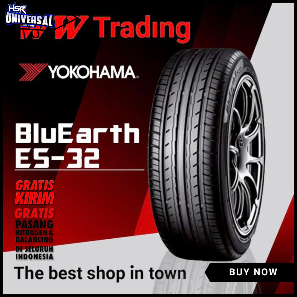 BAN MOBIL IMPORT MERK YOKOHAMA blueart -ES32 UK 185 60 R15 (Tahun Produksi 2019)