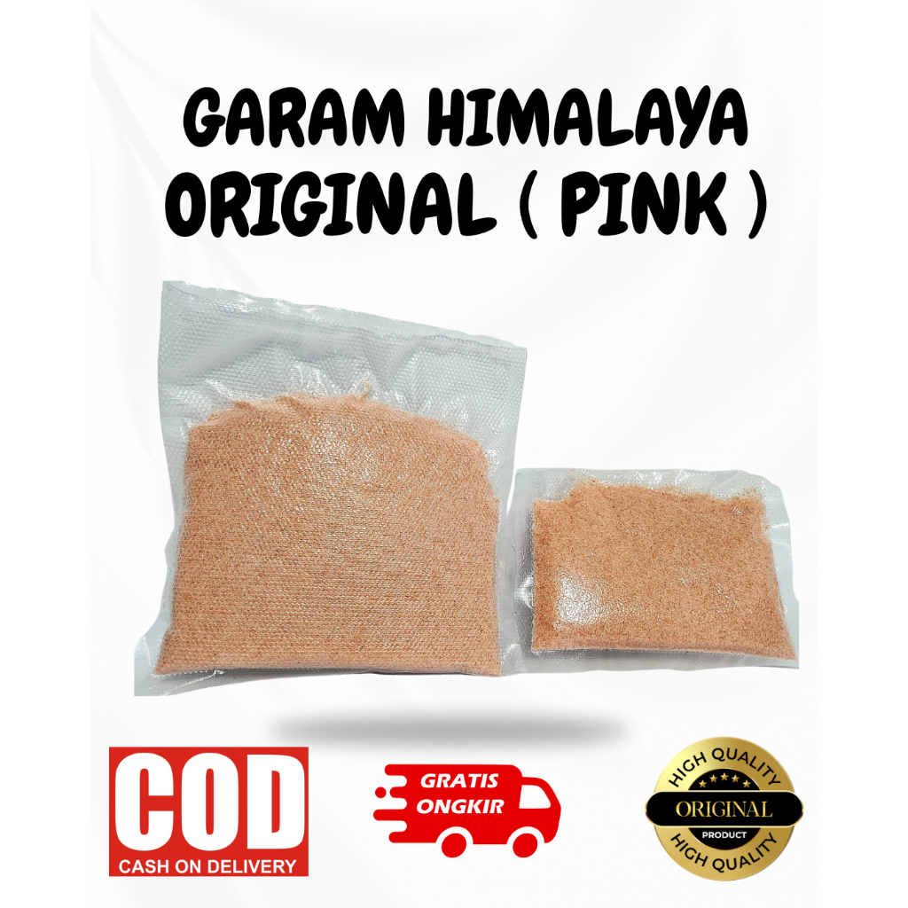 

Garam Himalaya asli / Garam Pink / Premium quality / 250gr 500gr 1kg