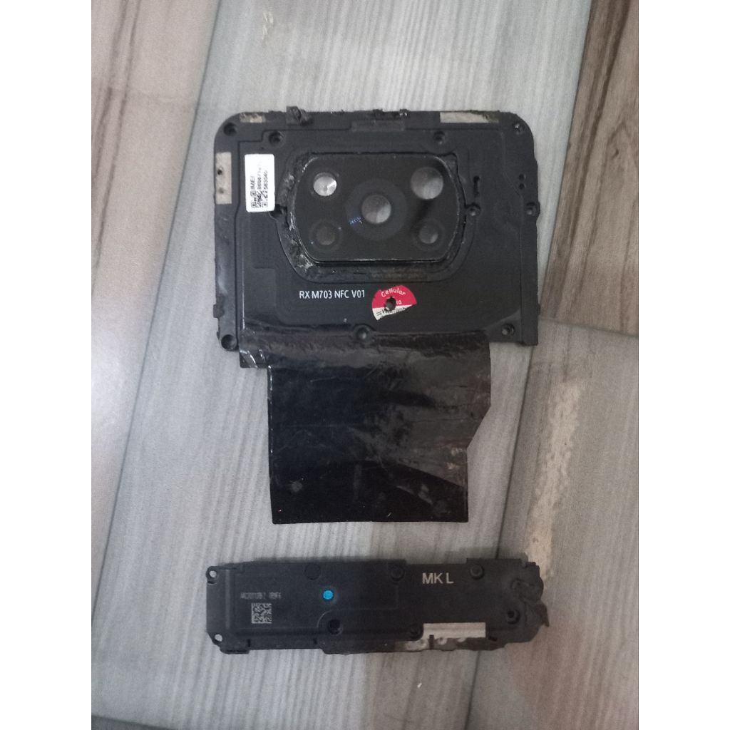 tutup mesin atas bawah poco x3 pro ori copotan hp mulus