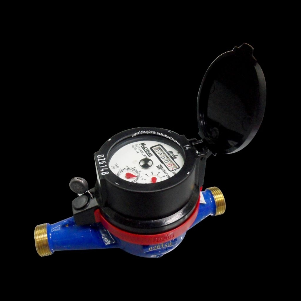 meteran air kunigan itron. kopling kuningan 6 pcs. itron meteran air kuningan paket 6 pcs