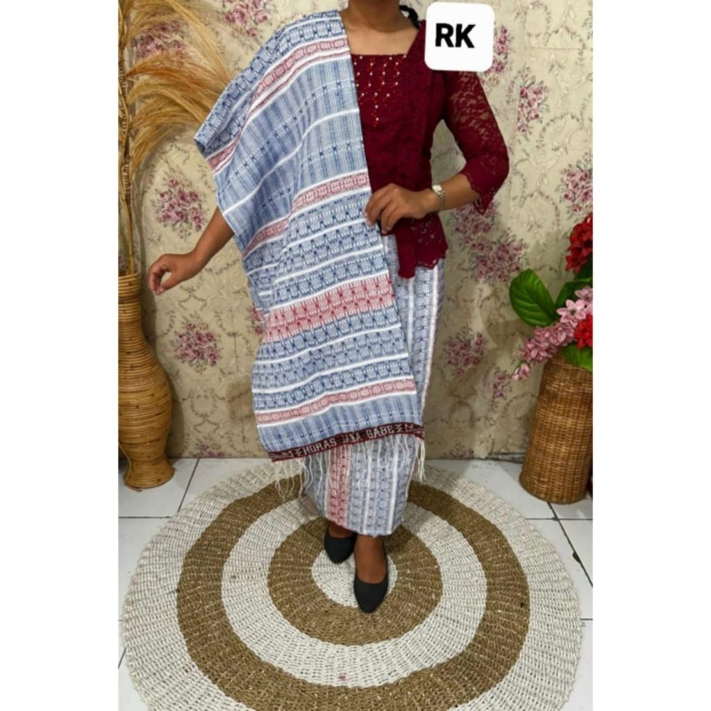 Rok selendang pucca Siantar model 2 resleting
